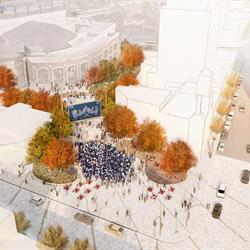 Bird’s-eye view of Garden Square